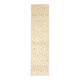 1970s vintage Turkish hand-knotted wool cotton beige runner rug 62x261