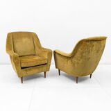 Ico Parisi Mid-Century Modern Italian Armchairs for Ariberto Colombo, 50s