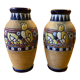 Paire de vase art-deco amphora tchécoslovaquie