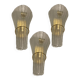 Large Venetian Murano Glass Sconces Set of 3