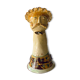 Terracotta plant holder head shape