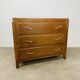 Wooden chest of drawers, splayed legs from the 1950s, vintage