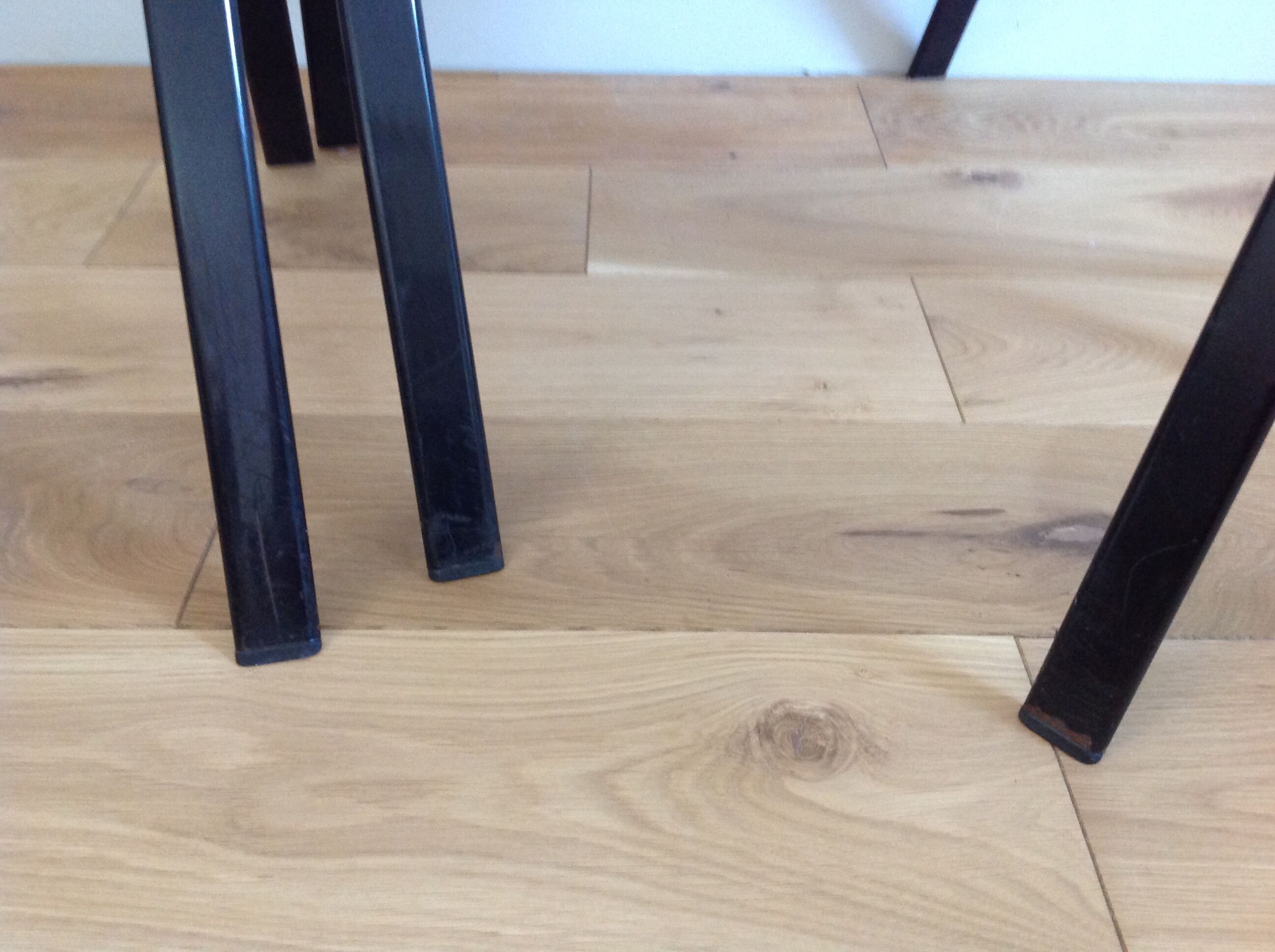 4 folding chairs cannage and black metal Cidue