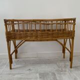 Rattan planter