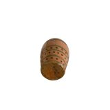 Glazed terracotta vase