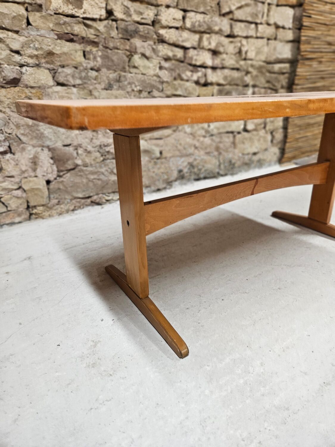 Vintage wooden coffee table 1970"