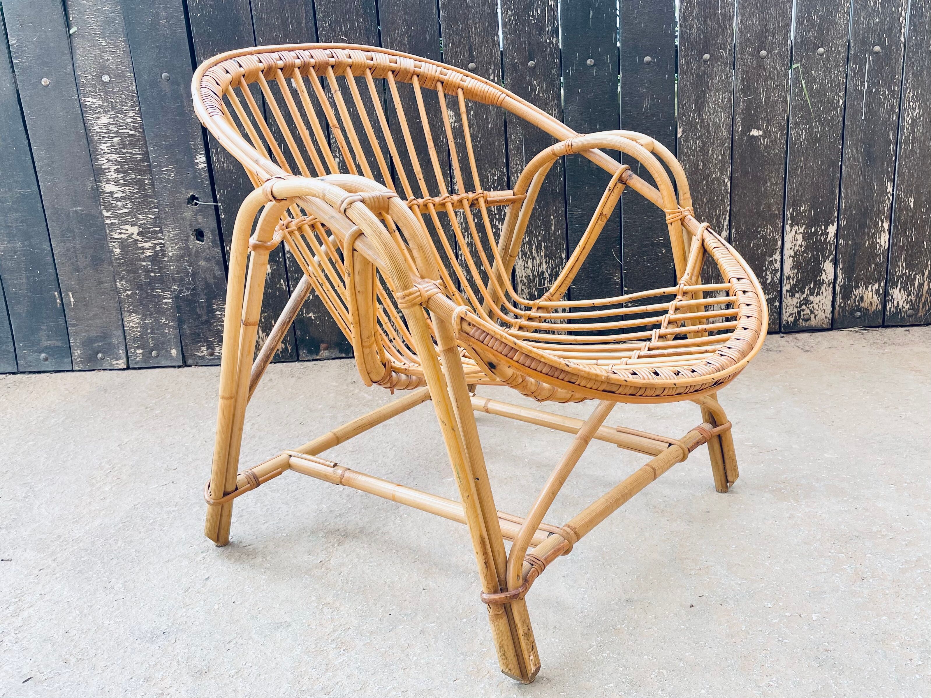 Armchair basket 60's