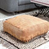 Moroccan kilim pouf