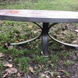 Jean Jaffeux ceramic coffee table vintage design 60-70-80