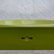 Miroir pivotant de maquillage en plastique vert - Space Age Design - 1970