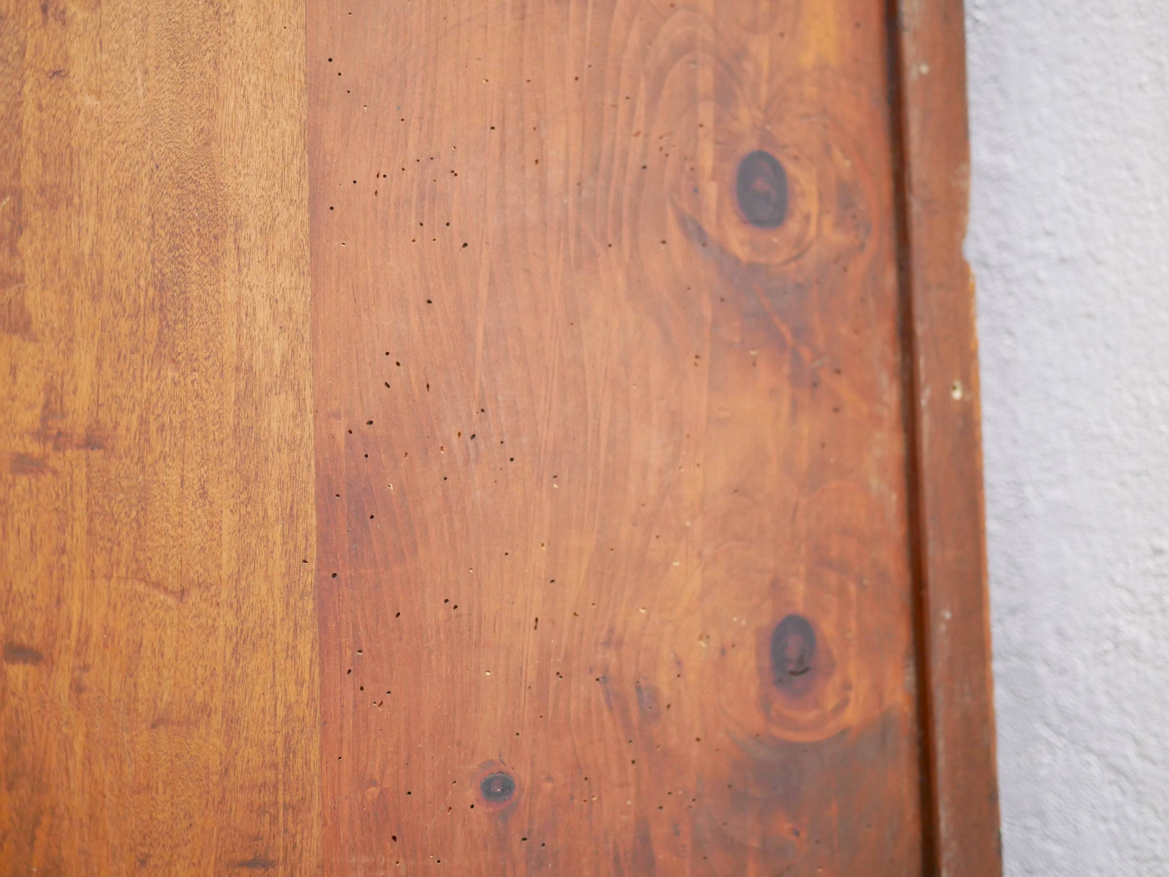 Armoire penderie ancienne en bois