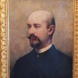 Portrait of a notable by Auguste bellet