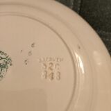 Set of deep plates Sacavem