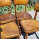 4 chaises bistrot Horgen-Glaris années 50