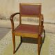 Sièges art déco assortis: 1 fauteuil bridge et 2 chaises