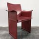 Chaises en cuir par Tito Agnoli pour Matteo Grassi, Modèle Korium, 1979