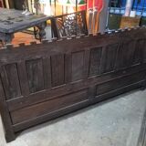 Bench chest oak end XIX