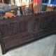Bench chest oak end XIX