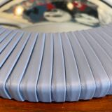 Poltrona Frau pleated leather mirror