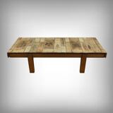 Coffee table signed R. Capron, Les Herbiers Collection, Vallauris – 1960