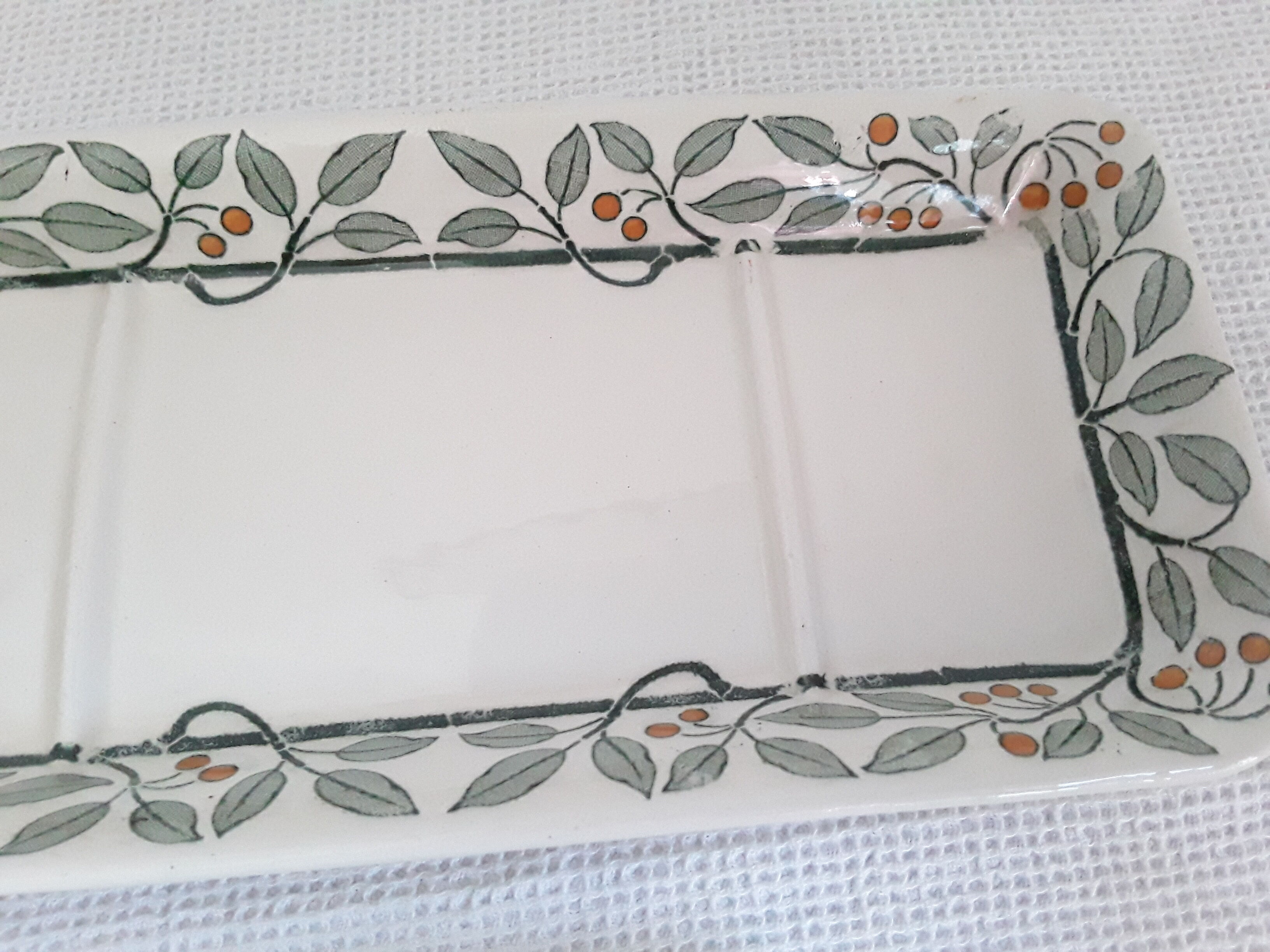 Old soap holder Creil and Montereau