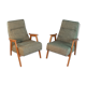 Pair of Interier Praha chairs, Czechoslovakian vintage 1960s