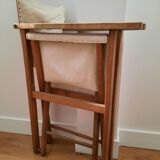 Wooden and shabby chic monogram fabrics