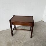 Jacques Hauville bedside table Roche Bobois mahogany