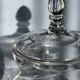 Pair of blown glass sweet jars