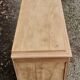 Parisian art deco sideboard 2 doors 2 drawers beech raw wood