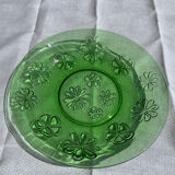 Plat creux Vereco vert vintage