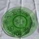 Vintage green Vereco hollow dish