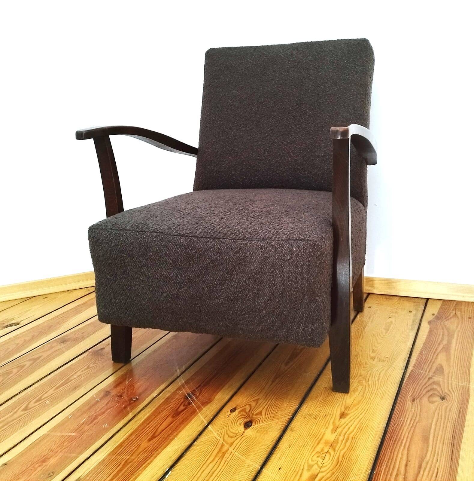 Fauteuil rétro, vintage, tchécoslovaquie 60s