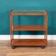 Retro Teak 1960s Meredew Drinks Serving Trolley