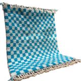 Bluka checkered rug 175x130