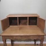 Oak secretary desk or tiered desk