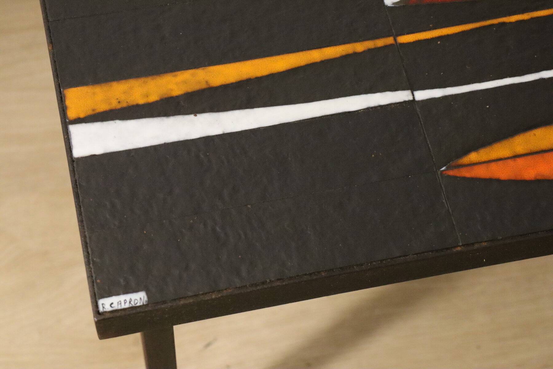 Ceramic coffee table by Roger Capron, 1960