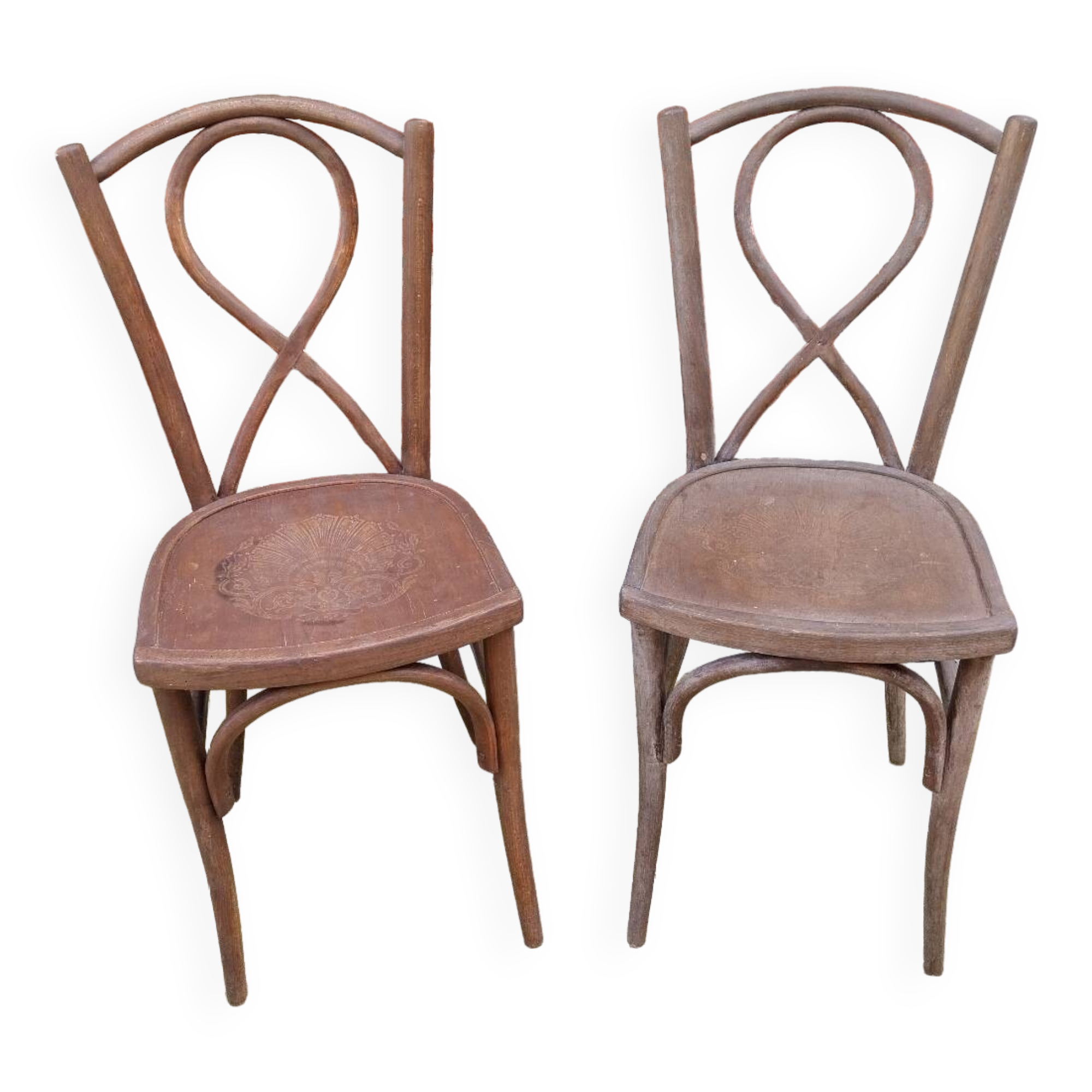 Pair of Luterma bistro chairs