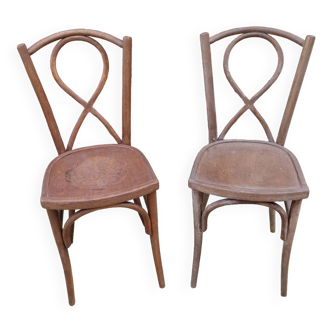 Pair of Luterma bistro chairs