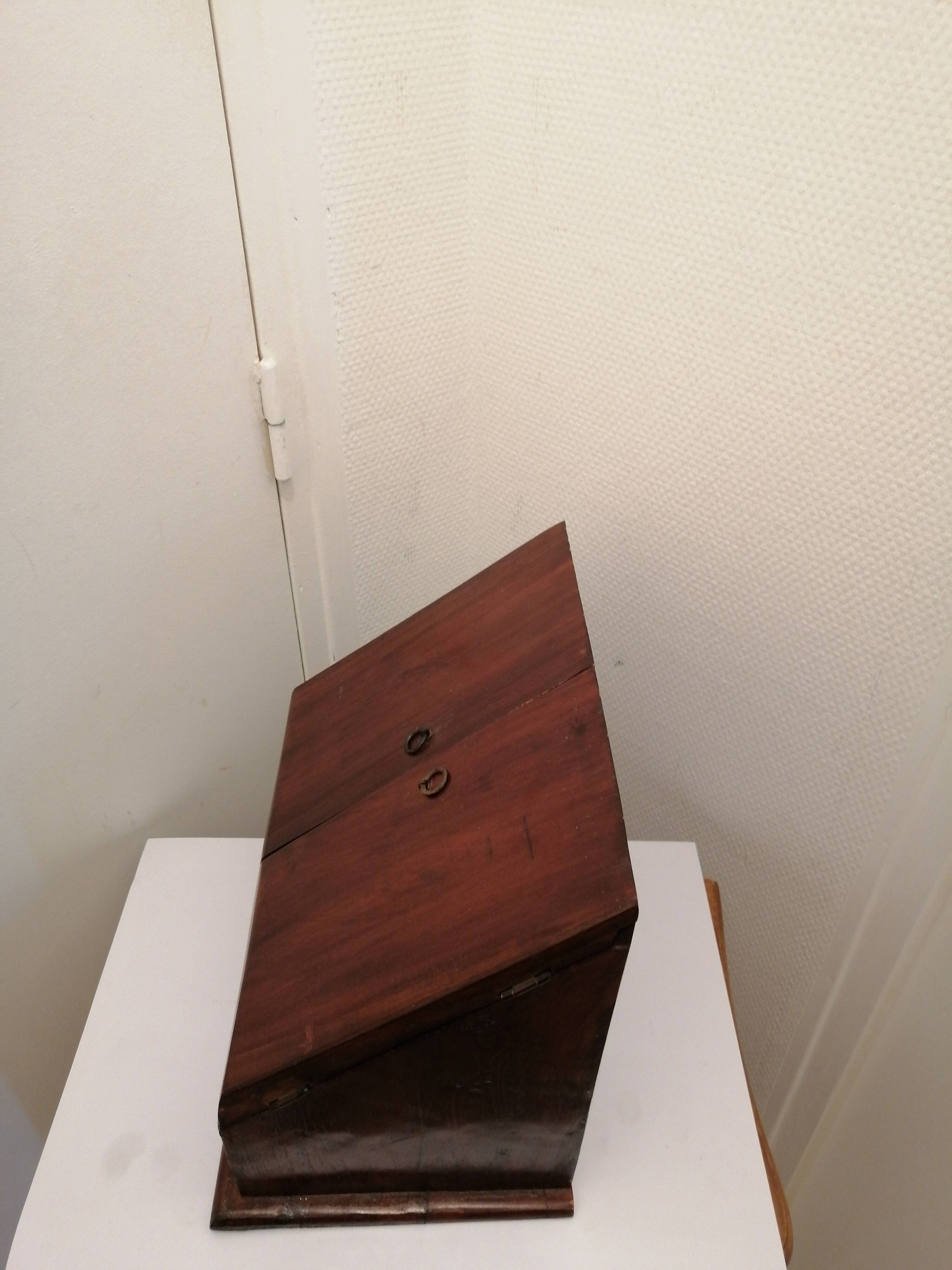 Vintage solid wood mail holder