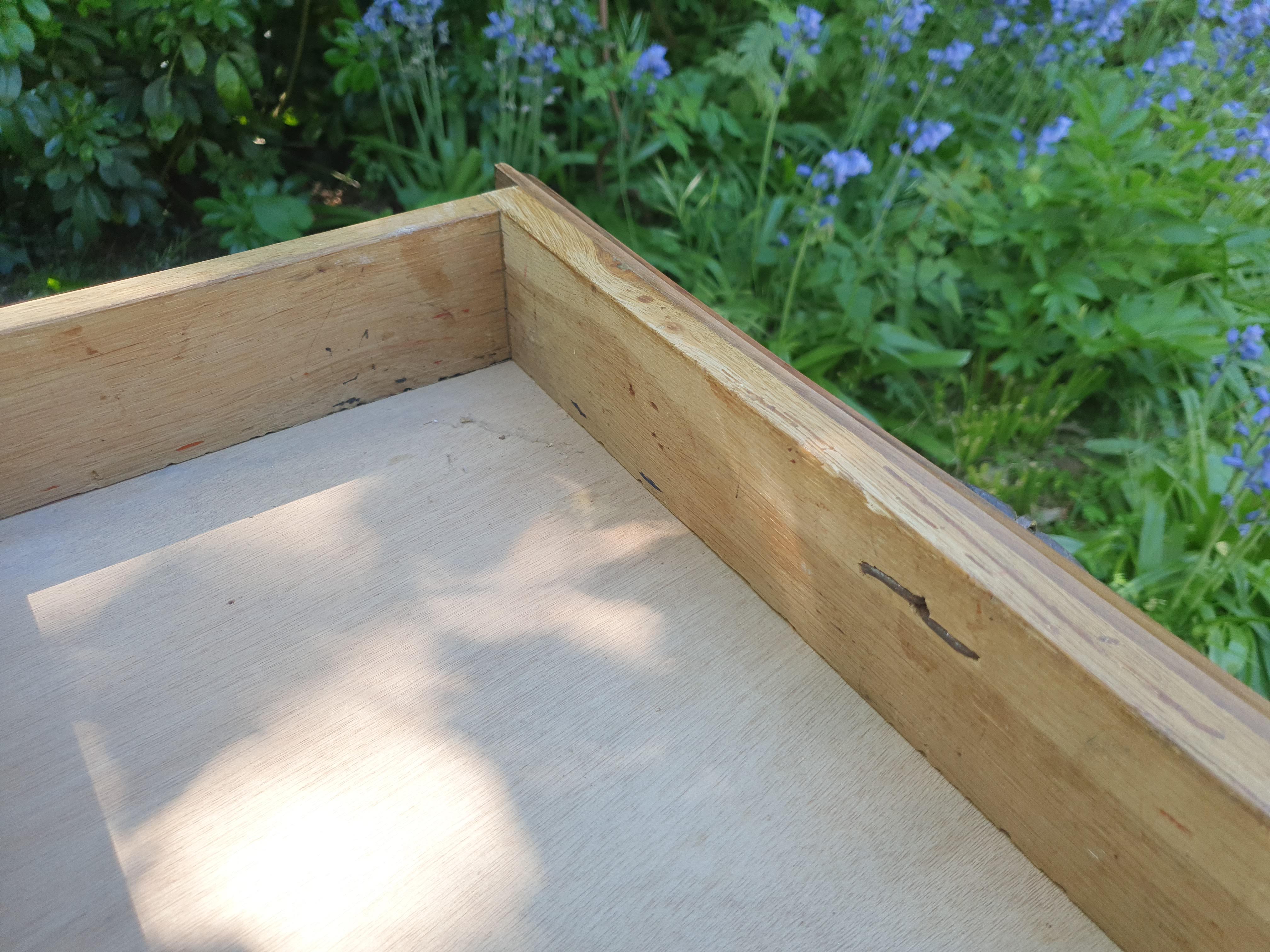 Solid wooden farm table 110X65cm
