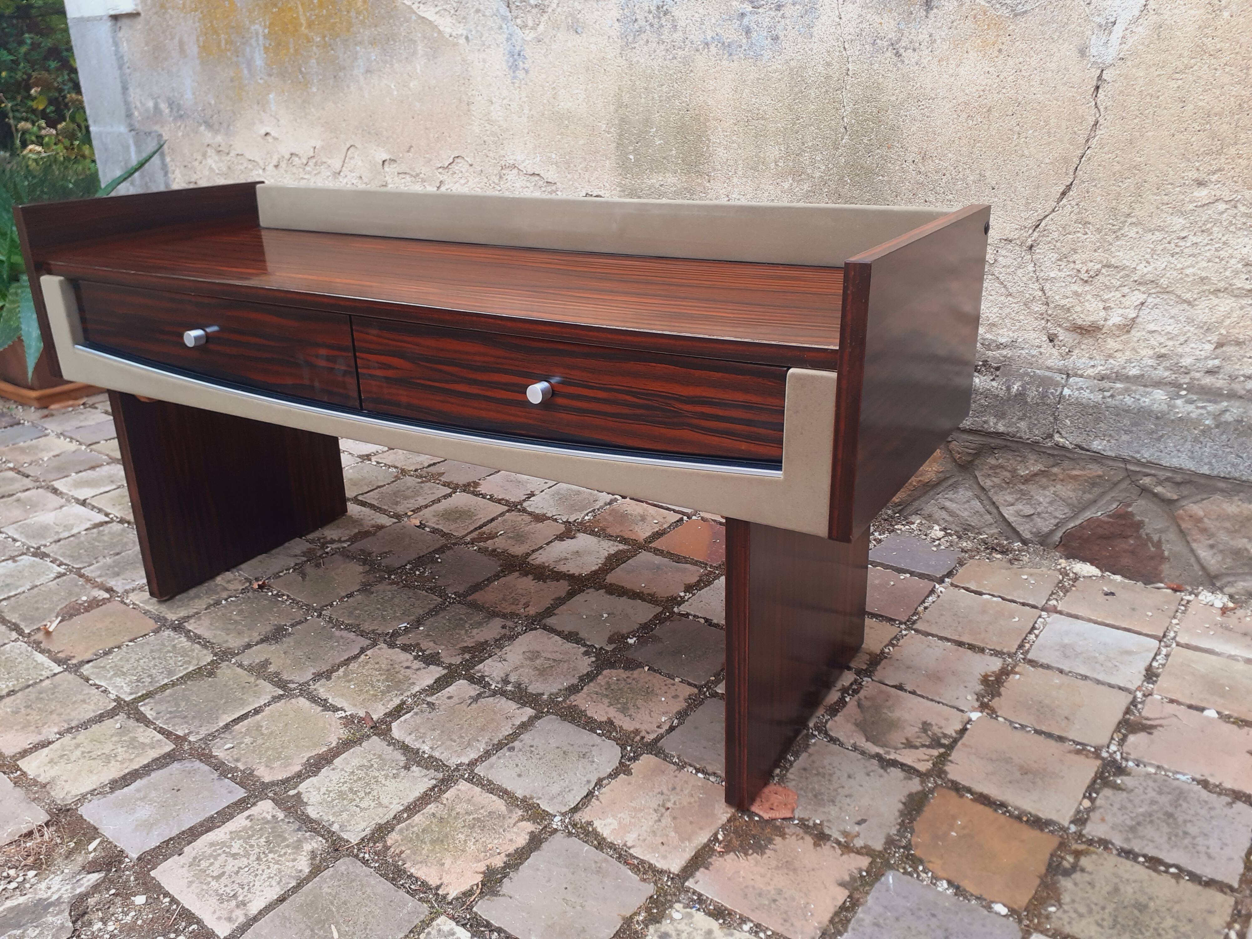 Rosewood console table, 1970s