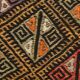 5x7 Multicolor Geometric Style Kilim Rug, Turkish Kilim, 158x218Cm