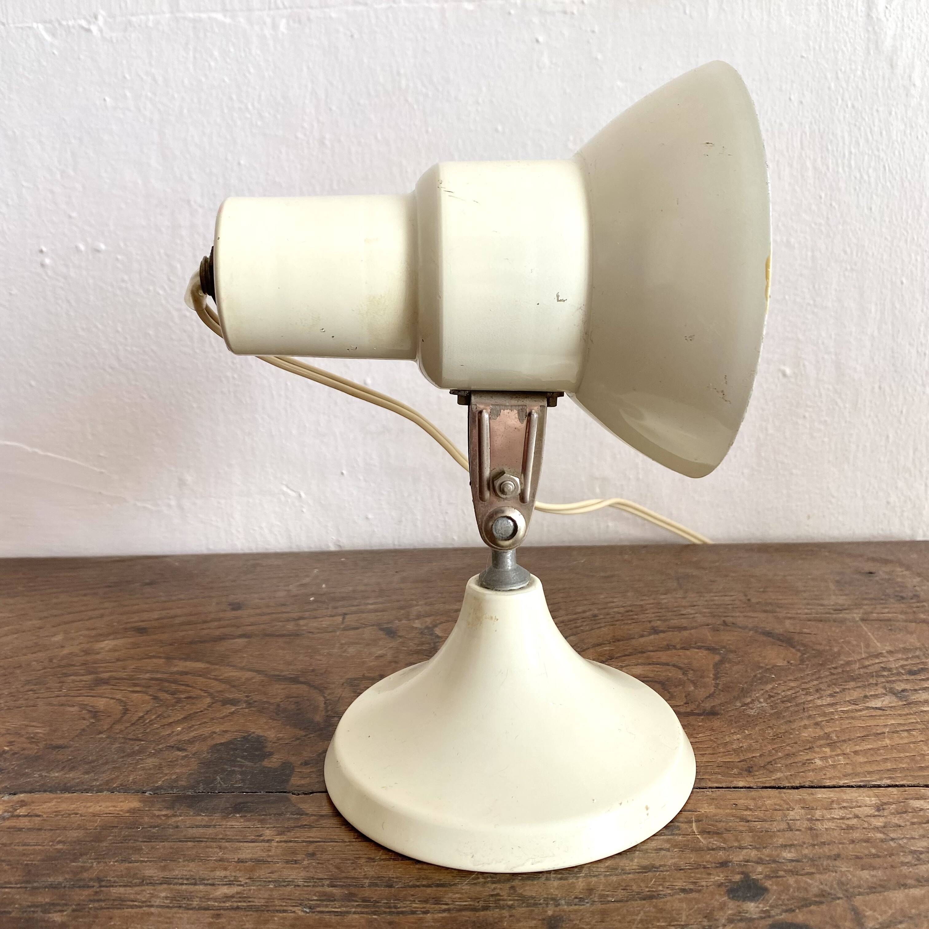 Vintage spotlight, tulip base, 1970