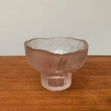 Large glass bowl from the mid-century by Heiniä Kainalossa for Humppila, Finland.