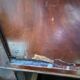 Vintage mahogany wardrobe with large low drawer