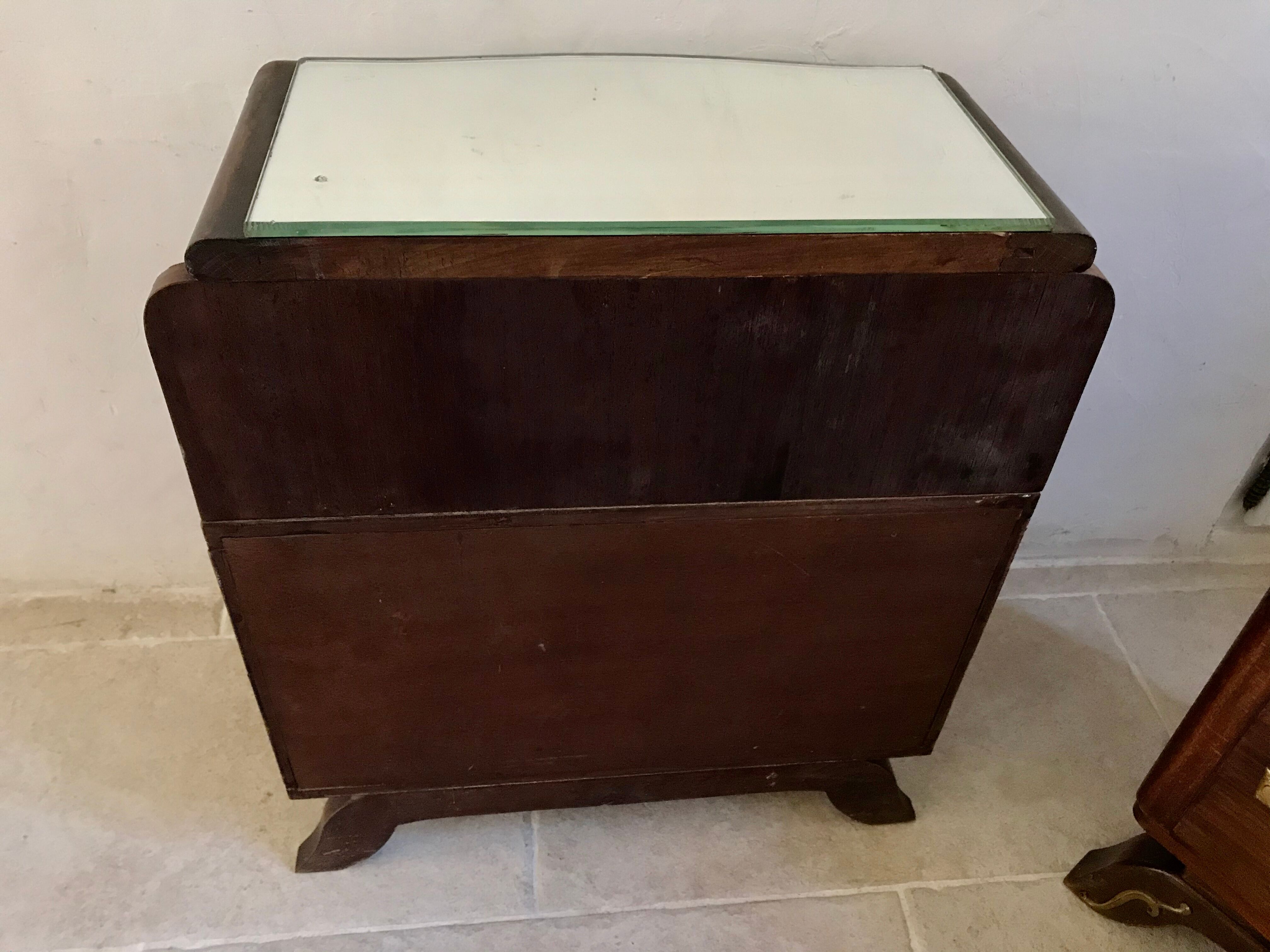 Art deco bedside pair