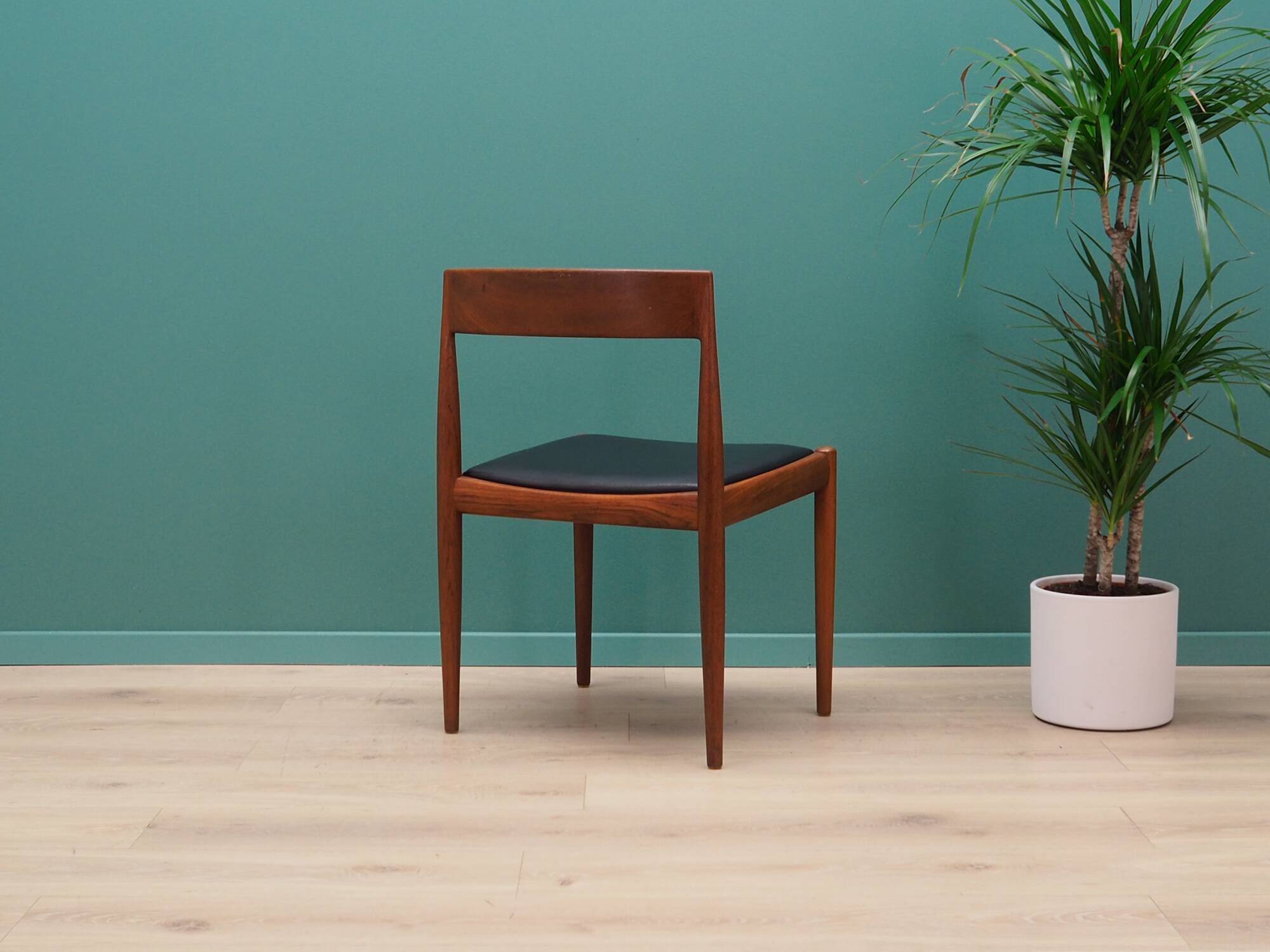 Set of four teak chairs, Danish design, 1970s, designer: Kai Kristiansen, m