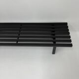 Mid-century slatted wooden bench Martin Visser style , 1970’s