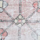4x9 handmade distressed wool vintage rug 267x129cm